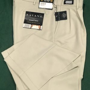 Savane Men’s dress khaki pants.